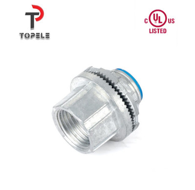 UL Standard Threaded Conduit And Fittings Rigid Zinc Watertight Hub Connector (Стандартизированный UL провод и фитинги с резьбой цинка)