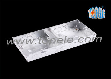 2- Gang British Standard Metal Electrical Conduit Box с PVC, коробка переключателя для проводов