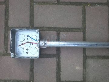 TOPELE 4 ′′ оцинкованная стальная квадратная электропроводная металлическая коробка, 52151-1/2&quot;&amp;3/4&quot;