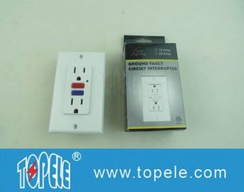 Коммерческие двойные GFCI-приемники с светодиодным индикатором 125 В