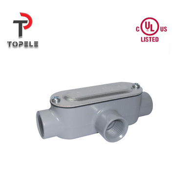 Алюминиевый с натяжкой, литой, жесткий трубопроводный корпус типа T 1/2&quot; до 4&quot;