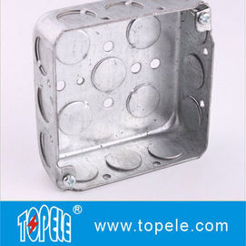 TOPELE 52151 / 52161 / 52171 Сцинкованная стальная квадратная электрическая розетка
