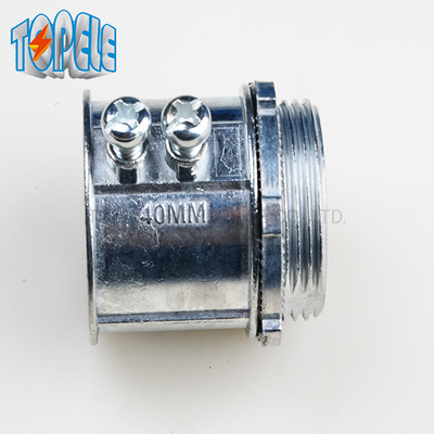 цинк соединителя setscrew фасонных частей для трубки IEC61386 EMT 20mm -50mm EMT