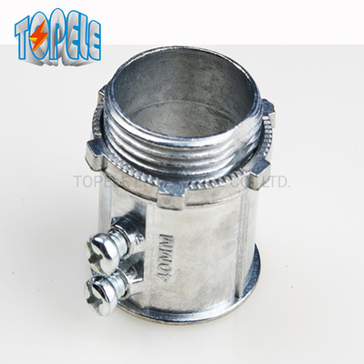 цинк соединителя setscrew фасонных частей для трубки IEC61386 EMT 20mm -50mm EMT