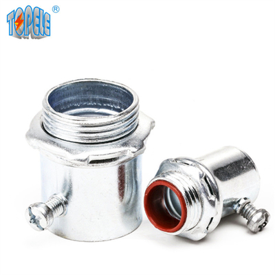 Соединители setscrew Topele EMT стальные с БЕЗ пластиковым горлом