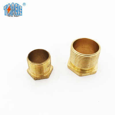 Длинный/короткий тип мужчина продел нитку латунный шестиугольник Буша 15mm 20mm 25mm