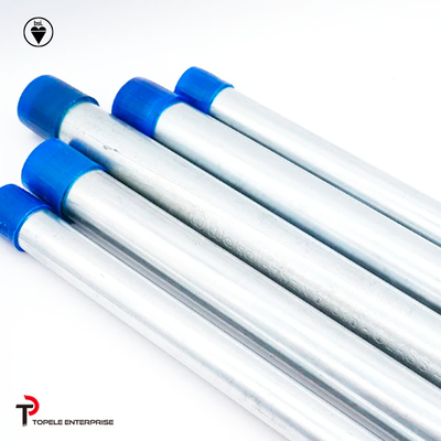 Оцинкованная стальная труба BS4568 / BS4568 TUBE / GI PIPE с защитной крышкой