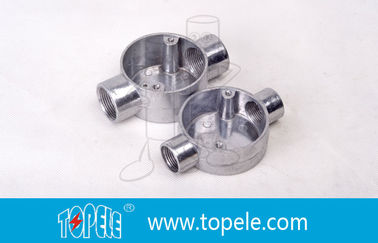 TOPELE 25MM Горяче погруженная оцинкованная алюминиевая стыковочная коробка / коробка металлического провода со стандартами BS4568 /