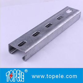 Чёрный оцинкованный 41X41MM Unistrut канал, HDG Слот / простой Strut канал для поддержки труб