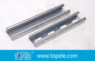 Чёрный оцинкованный 41X41MM Unistrut канал, HDG Слот / простой Strut канал для поддержки труб
