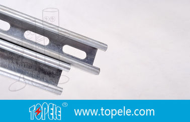 Чёрный оцинкованный 41X41MM Unistrut канал, HDG Слот / простой Strut канал для поддержки труб
