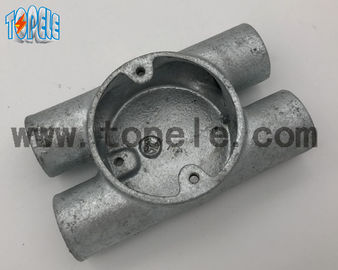 BS4568 Электрические конвейерные фитинги Twin Through Way H Упругая железная коробка 20 мм -32 мм