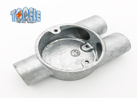 Упругие железные коробки BS4568 Проводка 20 мм отрасль 3 Way / Y Way Box