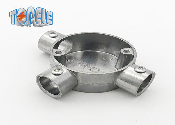3/4" 1" BS31 Алюминиевый конвейер, Круговая коробка 3 Way / Tee Box Iso