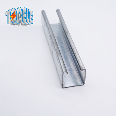 Горяче оцинкованный профиль Unistrut C Channel 41 * 41 / 41 * 21