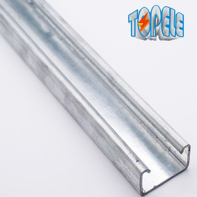 Горяче оцинкованный профиль Unistrut C Channel 41 * 41 / 41 * 21