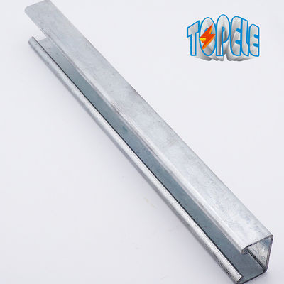 Горяче оцинкованный профиль Unistrut C Channel 41 * 41 / 41 * 21