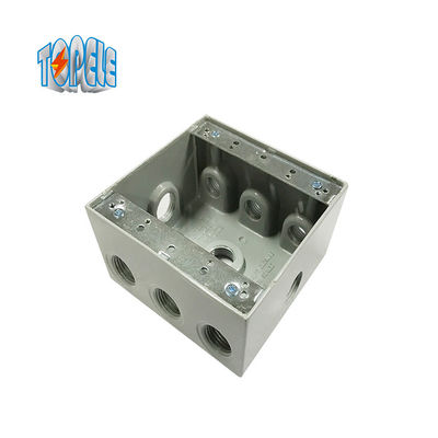 IP65 3/4 дюймовые резьбовые розетки две группы противопогодные коробки