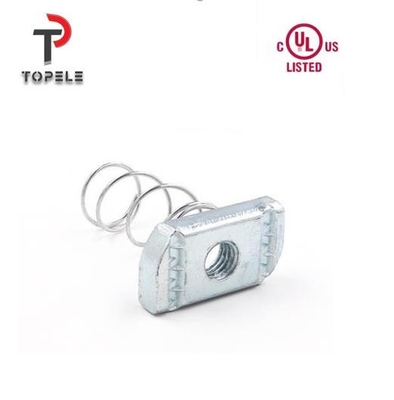 M6 M8 M10 M12 Unistrut Channel Galvanized Zinc Plated Steel Spring Nut (Стальной пружинный орех с оцинкованным цинком)