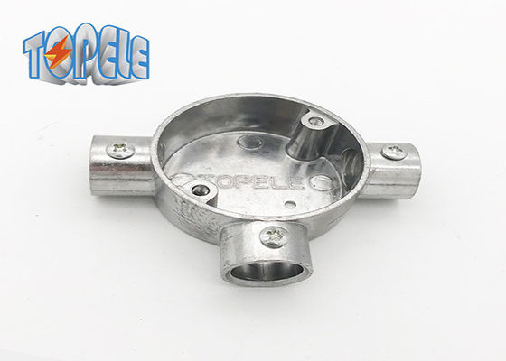 3/4" 1" BS31 Алюминиевый конвейер, Круговая коробка 3 Way / Tee Box Iso